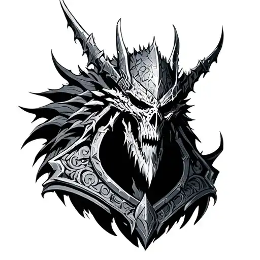 world of Warcraft include the lich king and deathwing tattoo design idea
