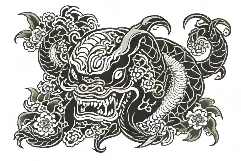 hip and tummy tuck tattoo tattoo design idea