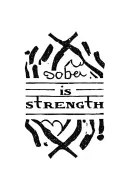 "sober is strength" Sobriety tattoo design idea