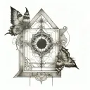 construction tattoo design idea