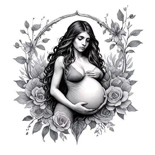 Ectopic Pregnancy tattoo design idea