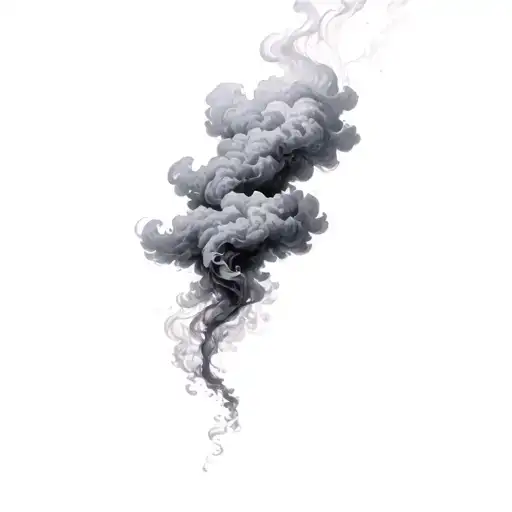 Filler Clouds and Smoke tattoo design idea