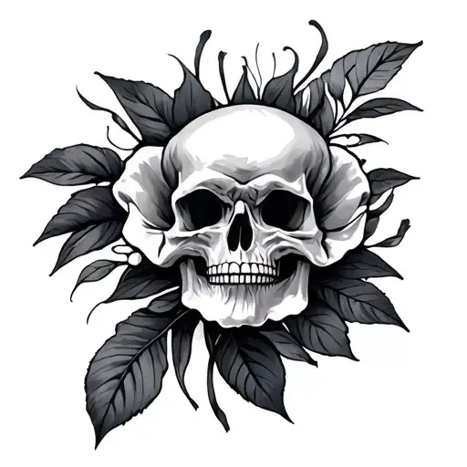 Oblique tattoo design idea