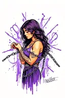 domestic violence survivor breaking chains tattoo design idea