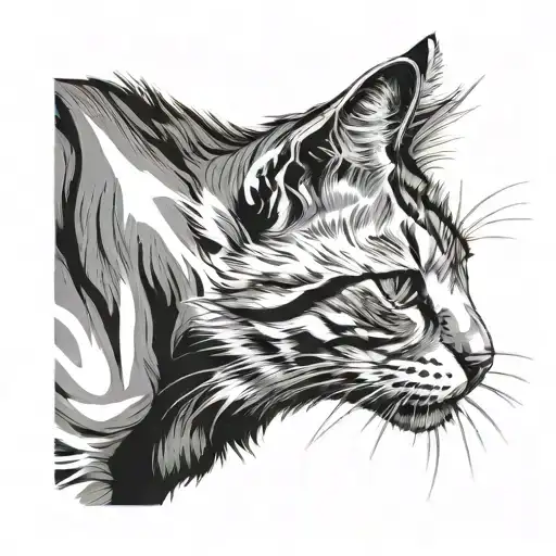 cat scratch marks realistic tattoo design idea