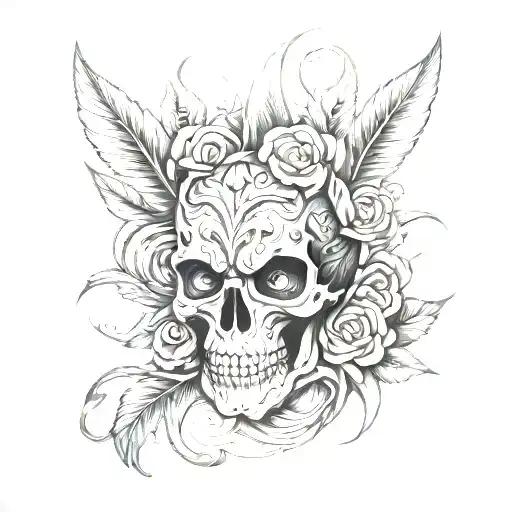 v g j tattoo design idea