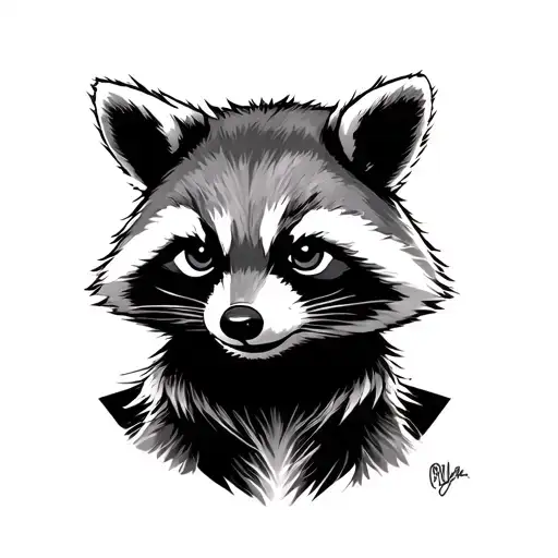 Rocket Raccoon tattoo design idea