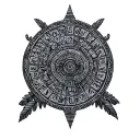 mayan calendar tattoo design idea