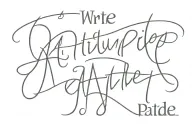 write "attitude" tattoo design idea