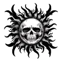 Godsmack Sun tattoo design idea