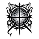 Discipline Symbol tattoo design idea