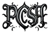 P C S H old English font tattoo design idea