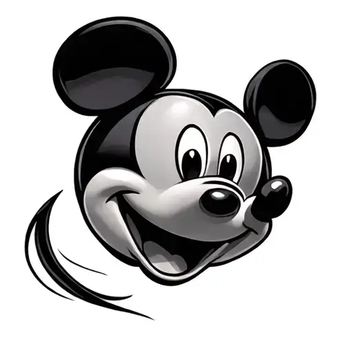 Mickey Mouse tattoo design idea