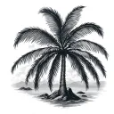 3 Palm Tree tattoo design idea