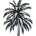 3 Palm Tree tattoo design idea