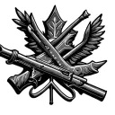 Confederate Canadian tattoo design idea