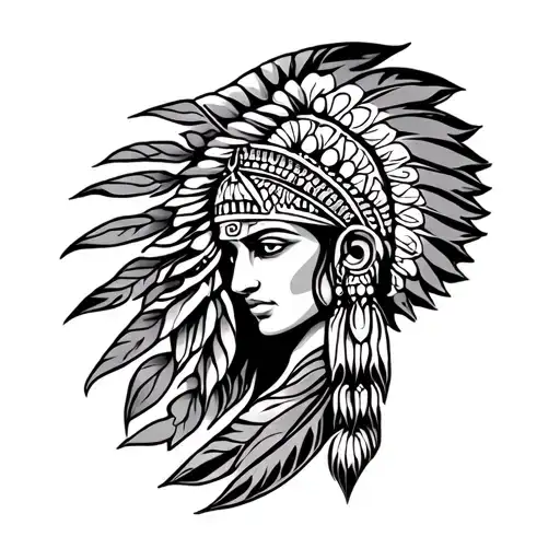 Indian tattoo design idea