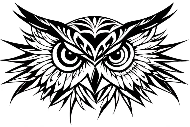 owl true wisdom Mastering others tattoo design idea