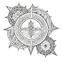 nordic winter solstice tattoo design idea