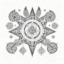 nordic winter solstice tattoo design idea