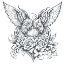 relationship tattoo design idea