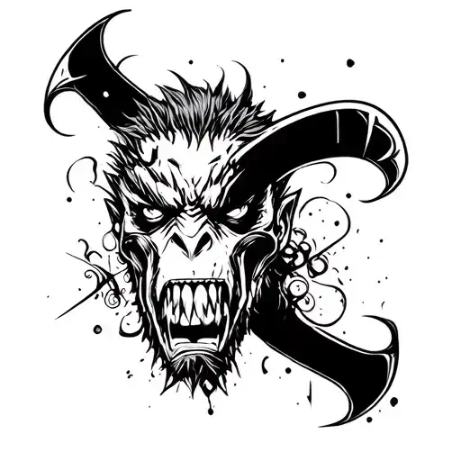 Serious Sam tattoo design idea