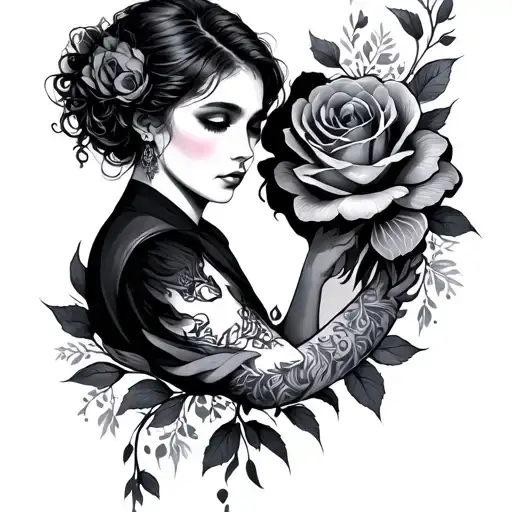 Hopeless Romantic tattoo design idea