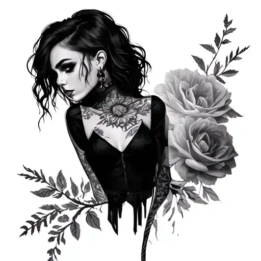 Femboy tattoo design idea