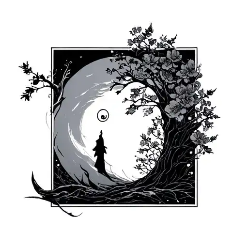 Solitude tattoo design idea