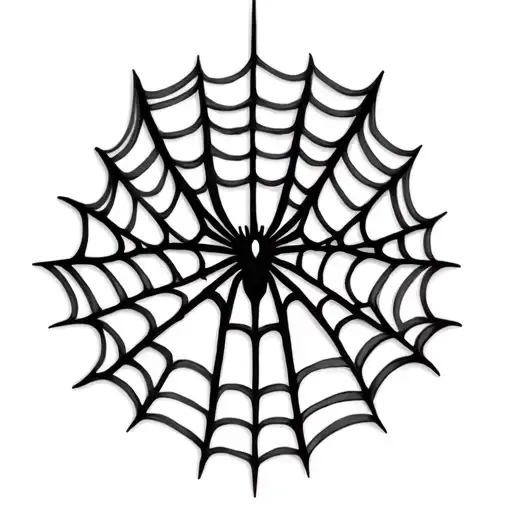 Spiderweb Nipple tattoo design idea