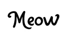 " Meow" tattoo design idea