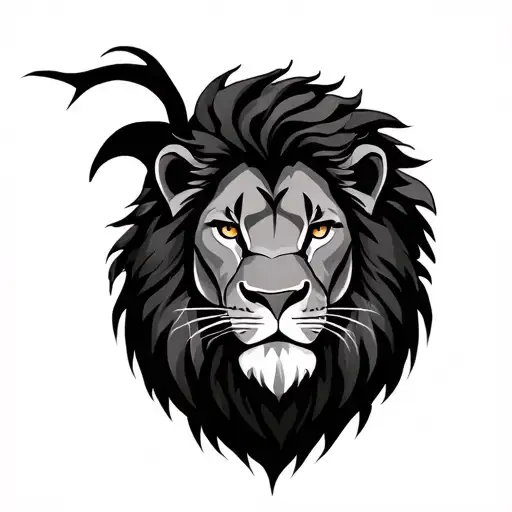 lion king tattoo design idea