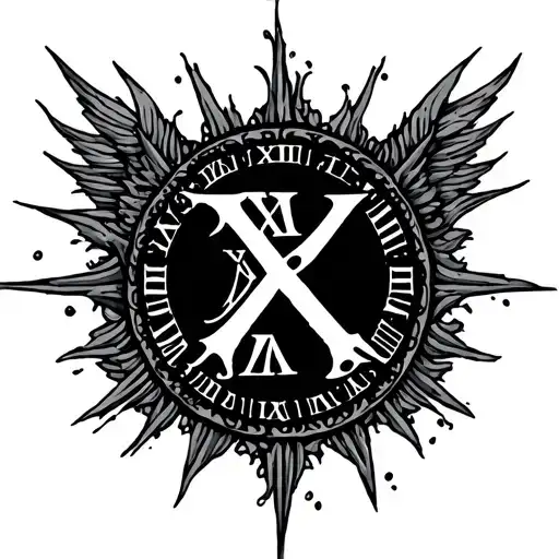 13 Roman Numeral tattoo design idea