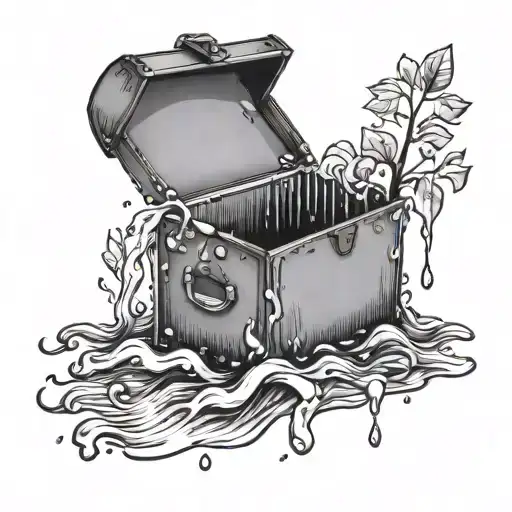 Box Of Rain tattoo design idea