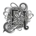 nikita name tattoo design idea