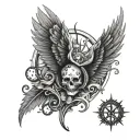 Supernatural tattoo design idea
