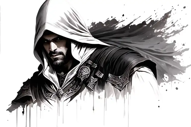 assassins creed ezio  tattoo design idea