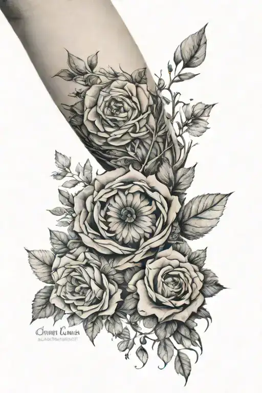 Medium sized inner forearm tattoo design idea