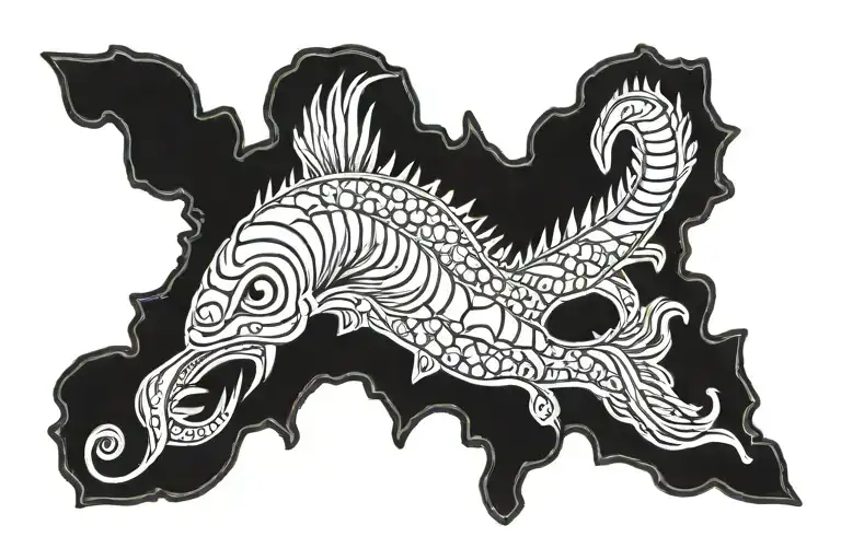 cajun tattoo design idea