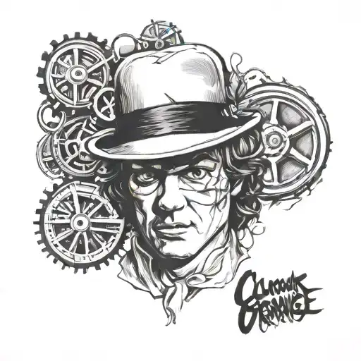 Clockwork orange movie tattoo design idea