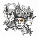 Clockwork orange movie tattoo design idea