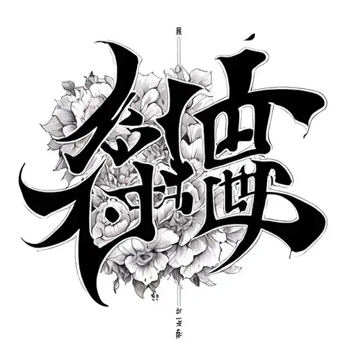  輝く宝石 as words tattoo inspired tattoo design idea