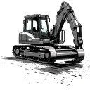 Heavy Equipment tattoo design idea