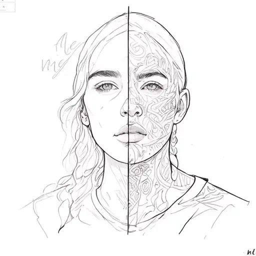 all is me vs me tattoo design idea