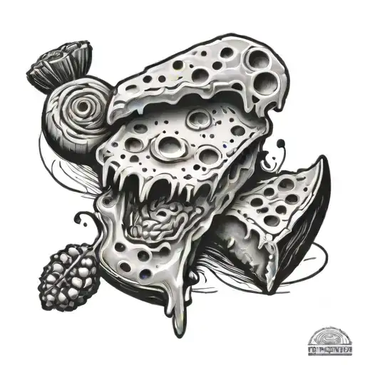 Skin Cheese tattoo design idea