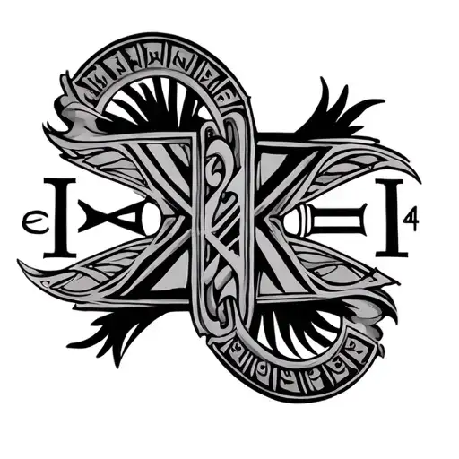 2004 Roman Numerals tattoo design idea