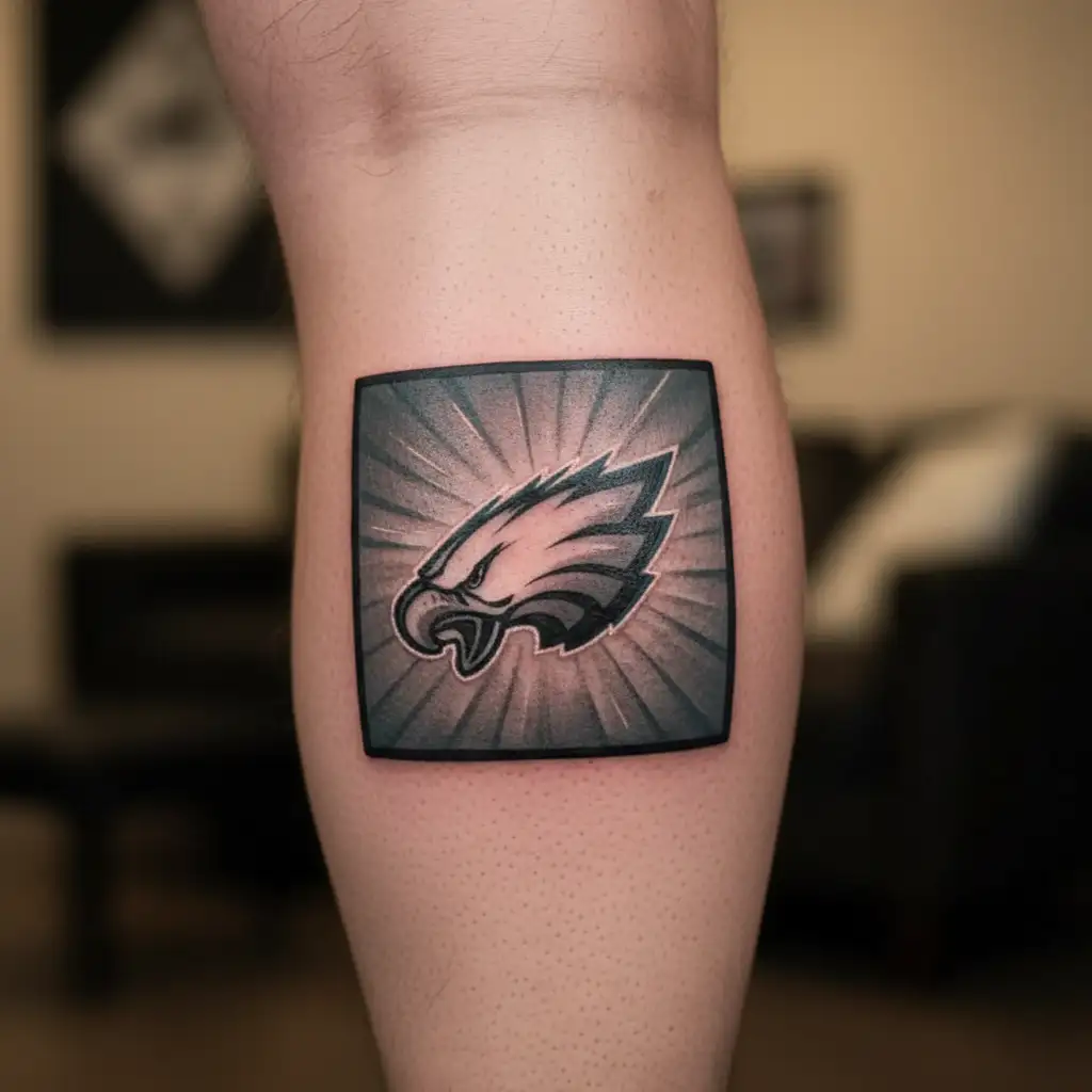 autism puzzle piece, Philadelphia eagles, Philadelphia Phillies tattoo design idea