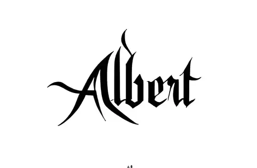 "Albert" tattoo design idea