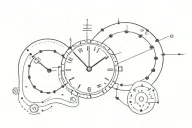 Morse code 11:11 clock tattoo design idea