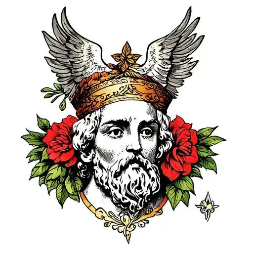 Saint Anthony tattoo design idea